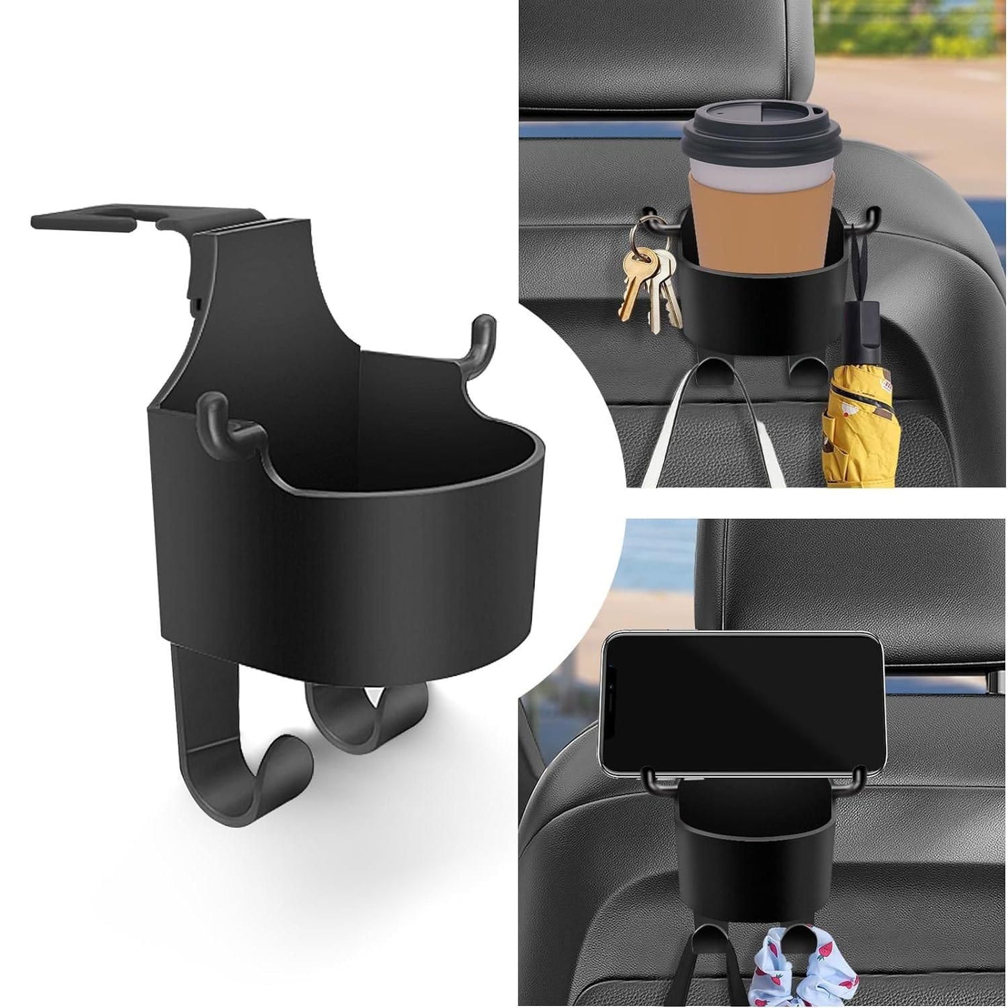 Psecstore- Dual-Purpose Cup & Smartphone Holder Set