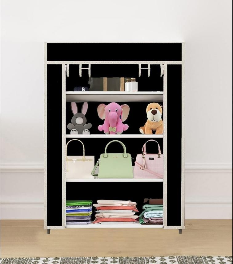 Collapsible Wardrobe Cabinet - 4 Layer Shoe Rack